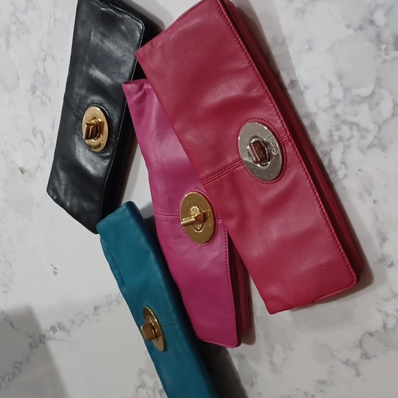 RED COACH 2007 MADELINE  COACH CLUTCH BAG - Picture 12 of 17